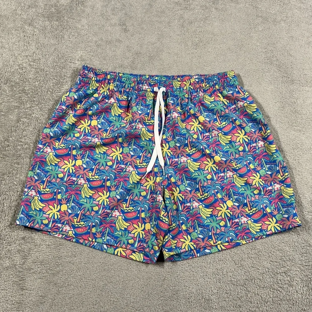 Chubbies Swim Trunks Shorts Mens XL The Tropical Bunches 5.5